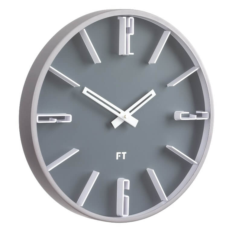 Nástěnné hodiny Future Time Numbers FT6010GY - Hodiny a&nbsp;budíky Nástěnné hodiny