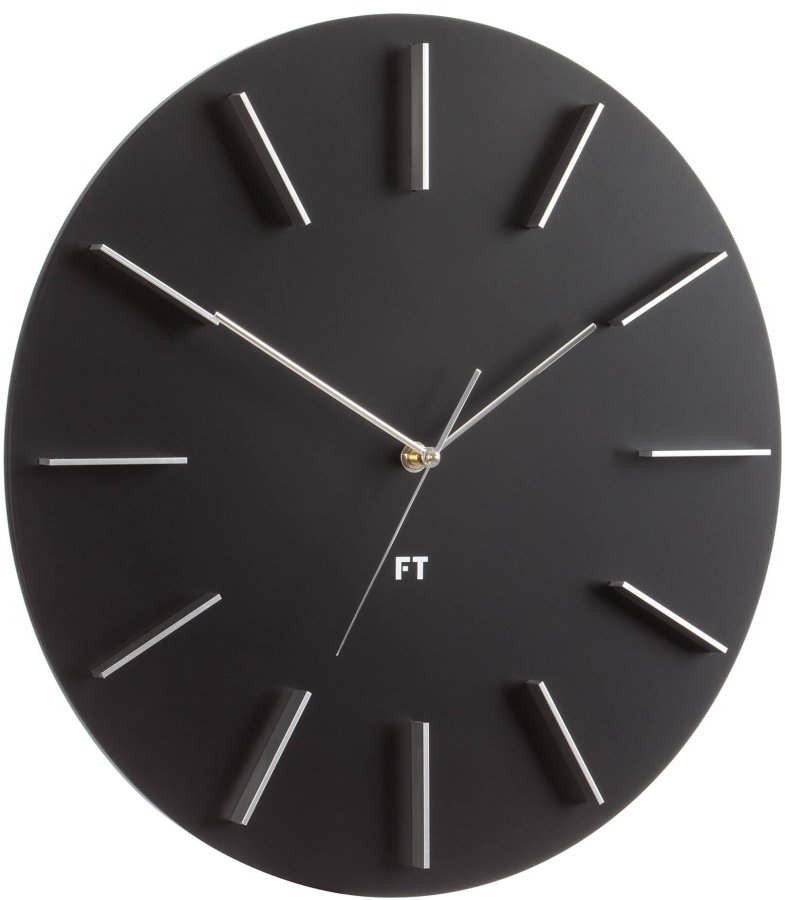 Nástěnné hodiny Future Time Round Black FT2010BK