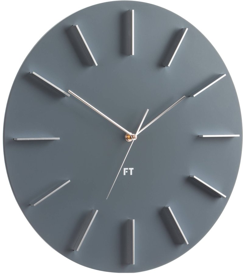 Nástěnné hodiny Future Time Round Grey FT2010GY