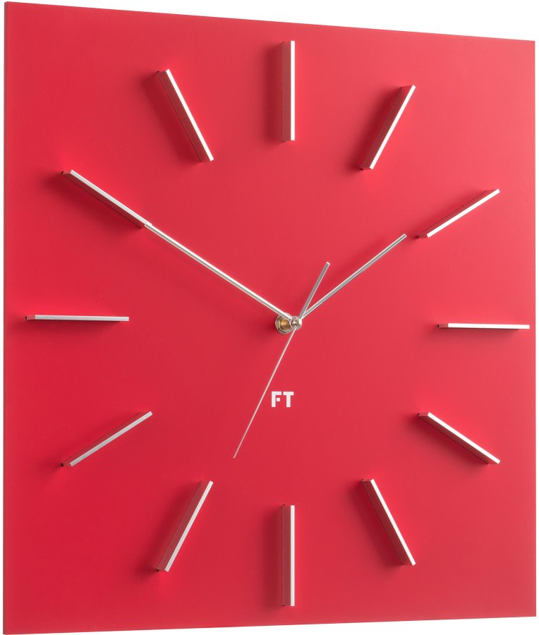Nástěnné hodiny Future Time Square Red FT1010RD - Hodiny a budíky Nástěnné hodiny