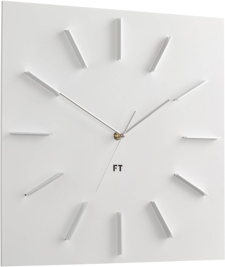Nástěnné hodiny Future Time Square White FT1010WH