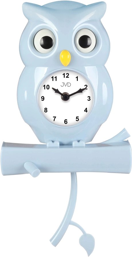 Nástěnné hodiny JVD Designové dětské hodiny - Sova HE21.2 - Hodiny a&nbsp;budíky Nástěnné hodiny
