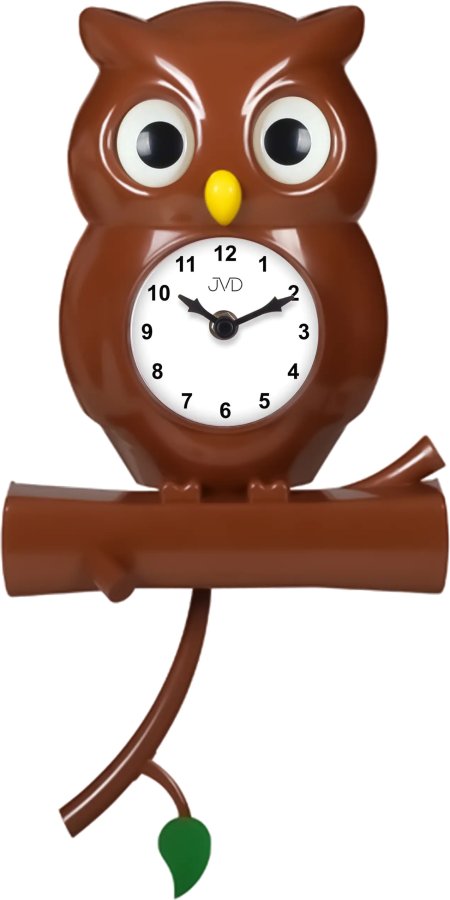 Nástěnné hodiny JVD Designové dětské hodiny - Sova HE21.3 - Hodiny a&nbsp;budíky Nástěnné hodiny