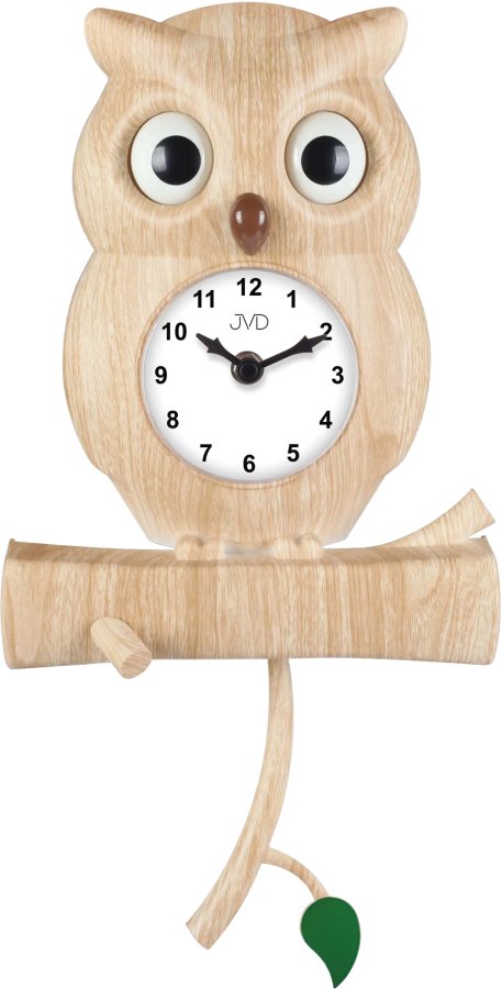 Nástěnné hodiny JVD Designové dětské hodiny - Sova HE21.4 - Hodiny a&nbsp;budíky Nástěnné hodiny