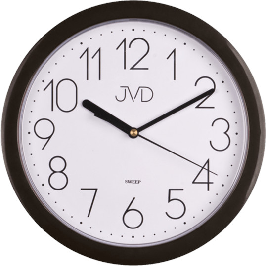 JVD Nástěnné hodiny s&nbsp;plynulým chodem HP612.3 - Hodiny a&nbsp;budíky Nástěnné hodiny