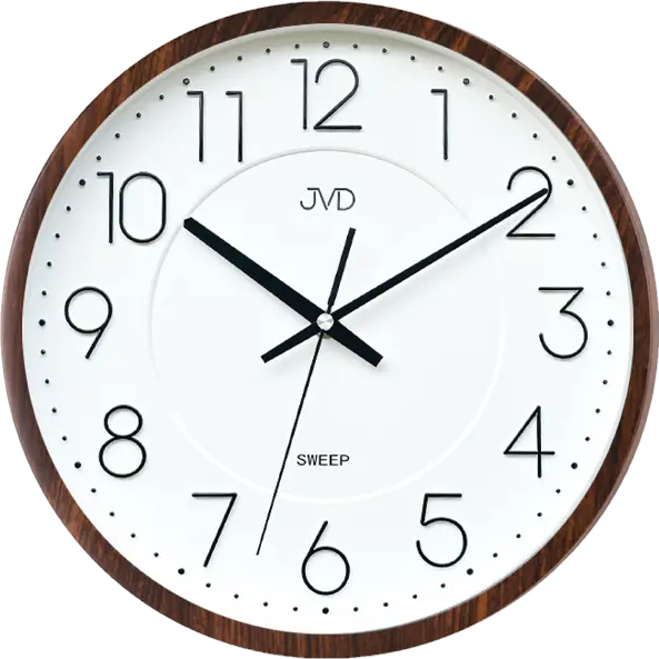 JVD Nástěnné hodiny s&nbsp;plynulým chodem HX2495.3 - Hodiny a&nbsp;budíky Nástěnné hodiny