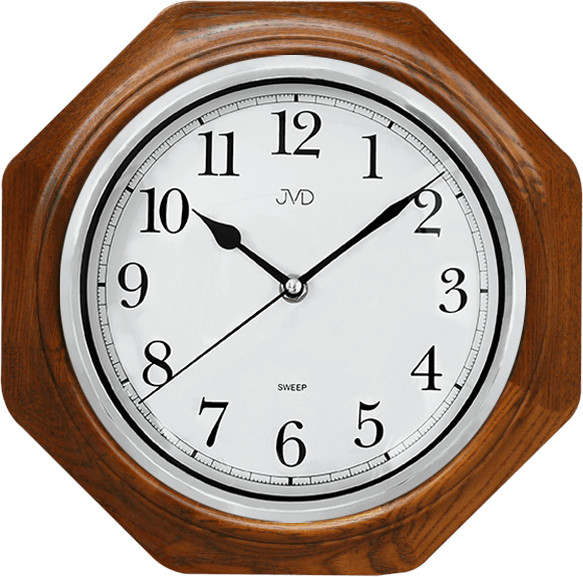 JVD Nástěnné hodiny s&nbsp;plynulým chodem NS71.4 - Hodiny a&nbsp;budíky Nástěnné hodiny