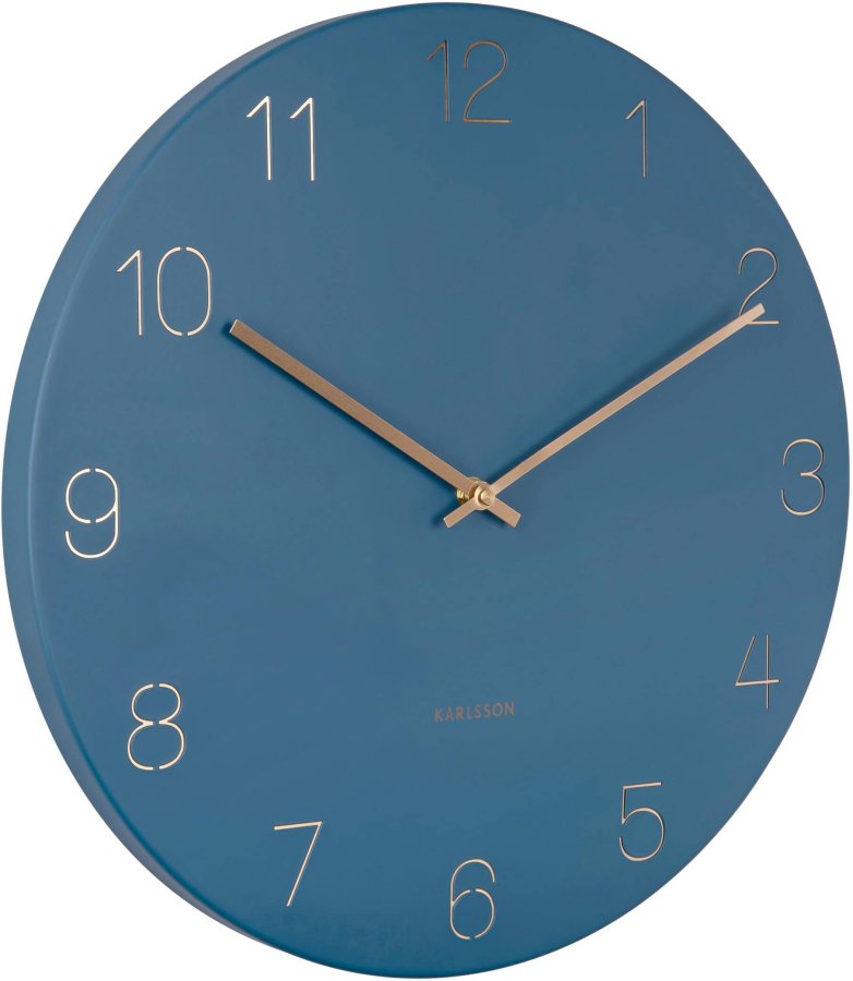 Nástěnné hodiny Karlsson Charm KA5762BL