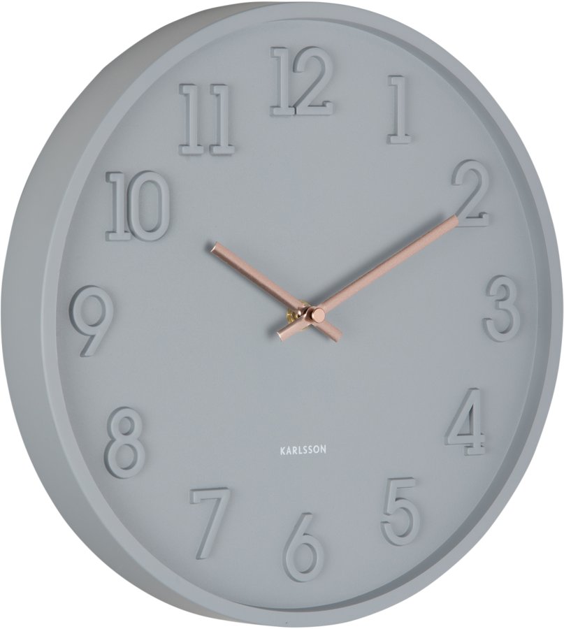 Karlsson Designové nástěnné hodiny 6041GY - Hodiny a&nbsp;budíky Nástěnné hodiny