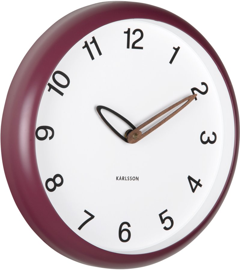 Karlsson Designové nástěnné hodiny 6043PU - Hodiny a&nbsp;budíky Nástěnné hodiny
