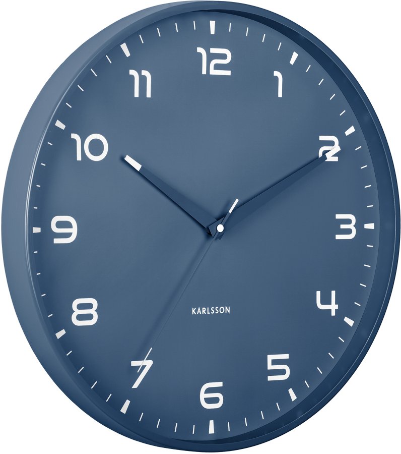 Karlsson Designové nástěnné hodiny 6053BL - Hodiny a&nbsp;budíky Nástěnné hodiny