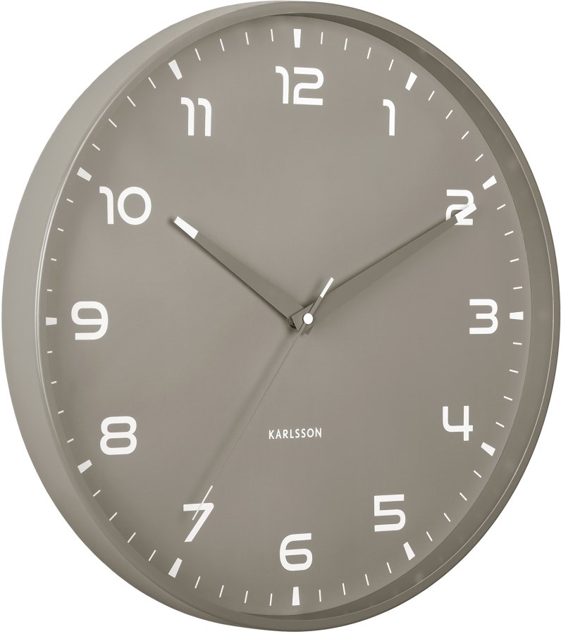Karlsson Designové nástěnné hodiny 6053GY - Hodiny a&nbsp;budíky Nástěnné hodiny