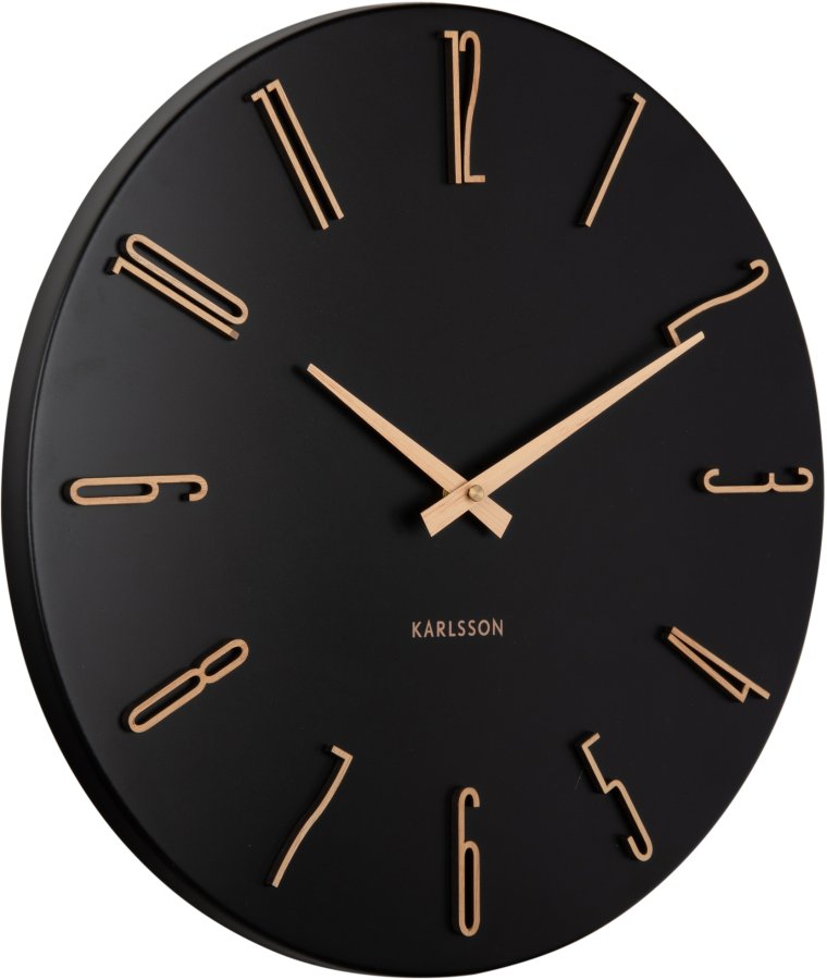 Karlsson Designové nástěnné hodiny 6072BK - Hodiny a&nbsp;budíky Nástěnné hodiny