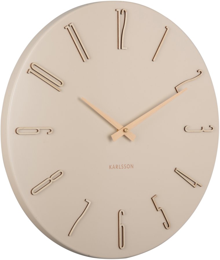 Karlsson Designové nástěnné hodiny 6072WH