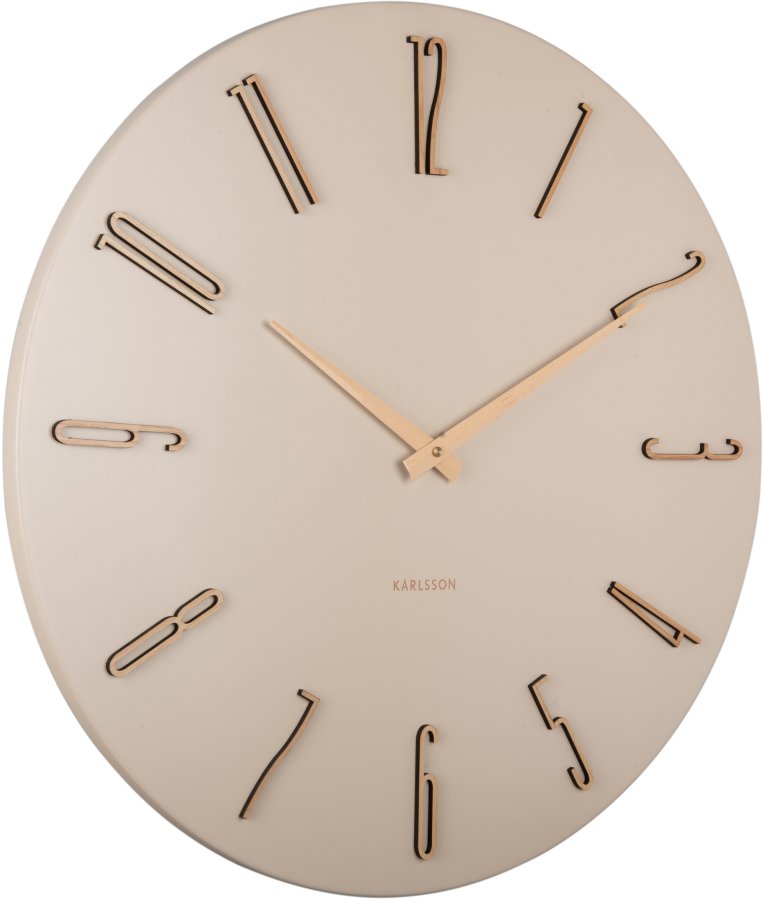 Karlsson Designové nástěnné hodiny 6073WH - Hodiny a&nbsp;budíky Nástěnné hodiny
