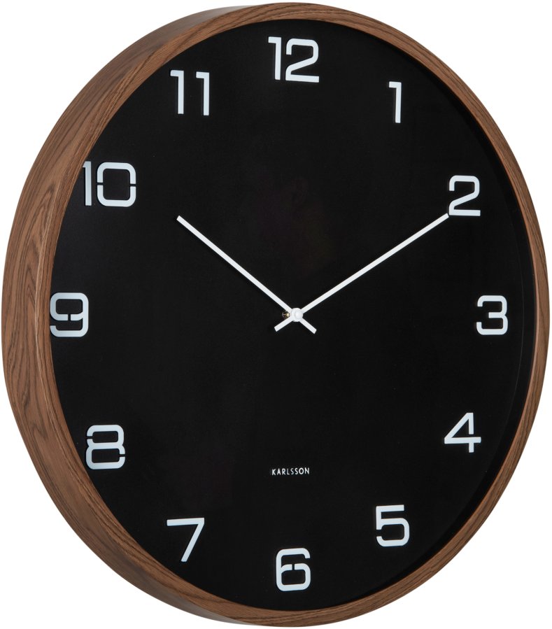 Karlsson Designové nástěnné hodiny 6088BK - Hodiny a&nbsp;budíky Nástěnné hodiny