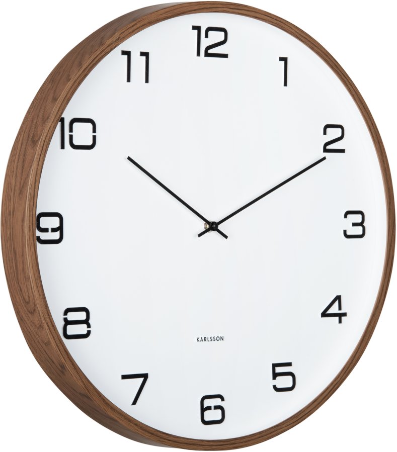 Karlsson Designové nástěnné hodiny 6088WH - Hodiny a&nbsp;budíky Nástěnné hodiny