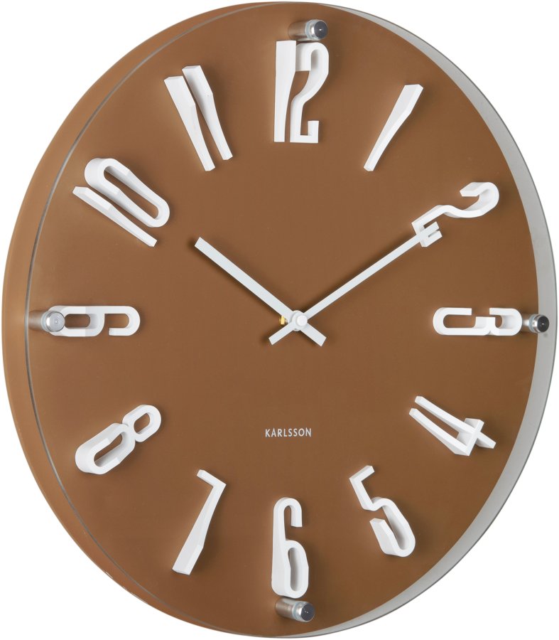 Karlsson Designové nástěnné hodiny 6090BR