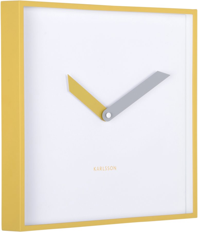Karlsson Designové nástěnné hodiny 6112YE - Hodiny a&nbsp;budíky Nástěnné hodiny