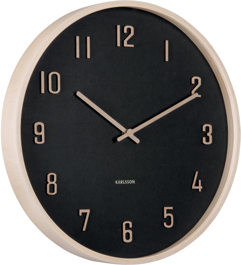 Karlsson Designové nástěnné hodiny 6117BK - Hodiny a&nbsp;budíky Nástěnné hodiny