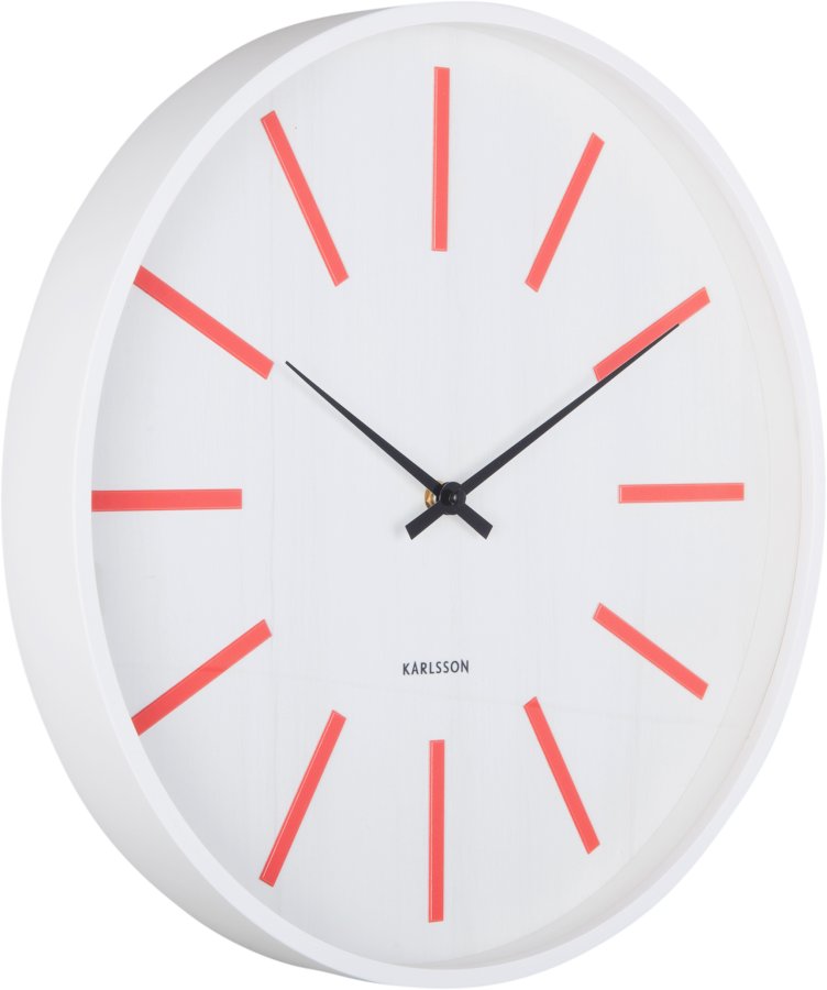 Karlsson Designové nástěnné hodiny 6144RD - Hodiny a&nbsp;budíky Nástěnné hodiny