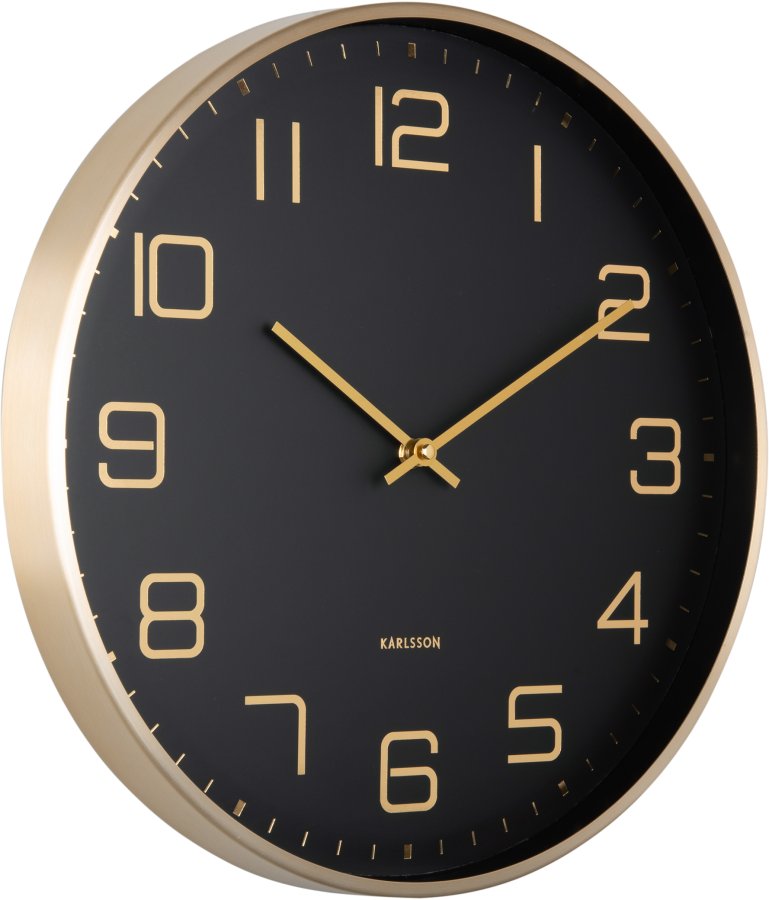 Karlsson Designové nástěnné hodiny KA5973BK - Hodiny a&nbsp;budíky Nástěnné hodiny