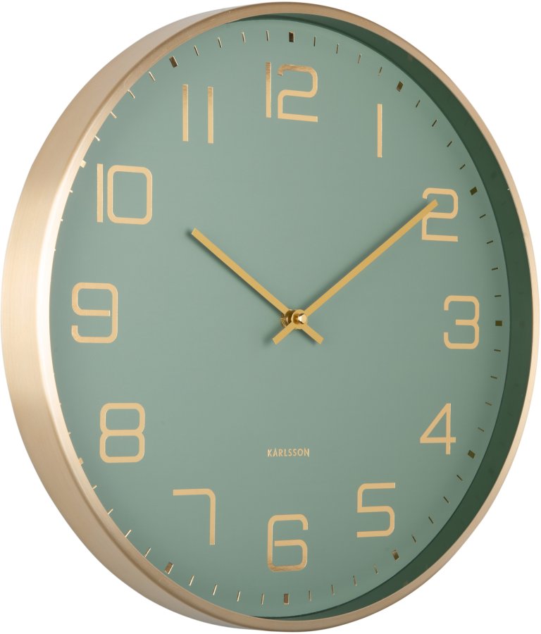 Karlsson Designové nástěnné hodiny KA5973GR - Hodiny a&nbsp;budíky Nástěnné hodiny