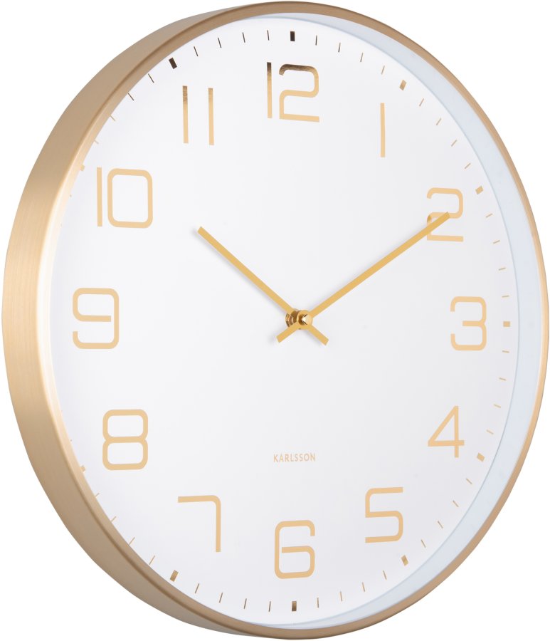 Karlsson Designové nástěnné hodiny KA5973WH - Hodiny a&nbsp;budíky Nástěnné hodiny