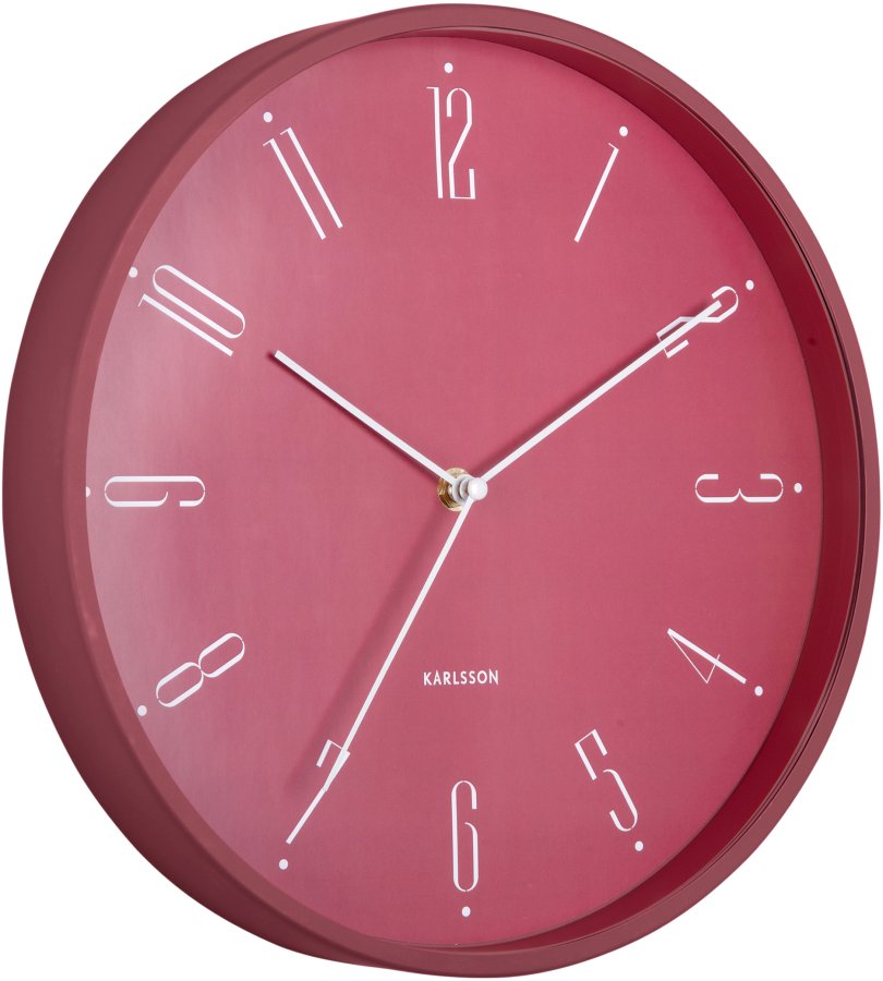 Karlsson Designové nástěnné hodiny KA5988RD - Hodiny a&nbsp;budíky Nástěnné hodiny