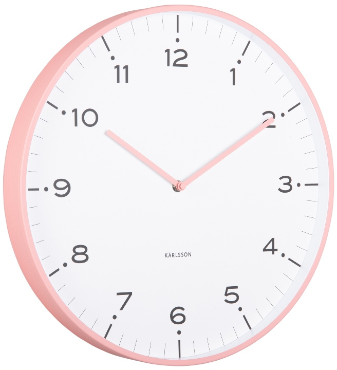 Karlsson Designové nástěnné hodiny KA6011PI - Hodiny a&nbsp;budíky Nástěnné hodiny