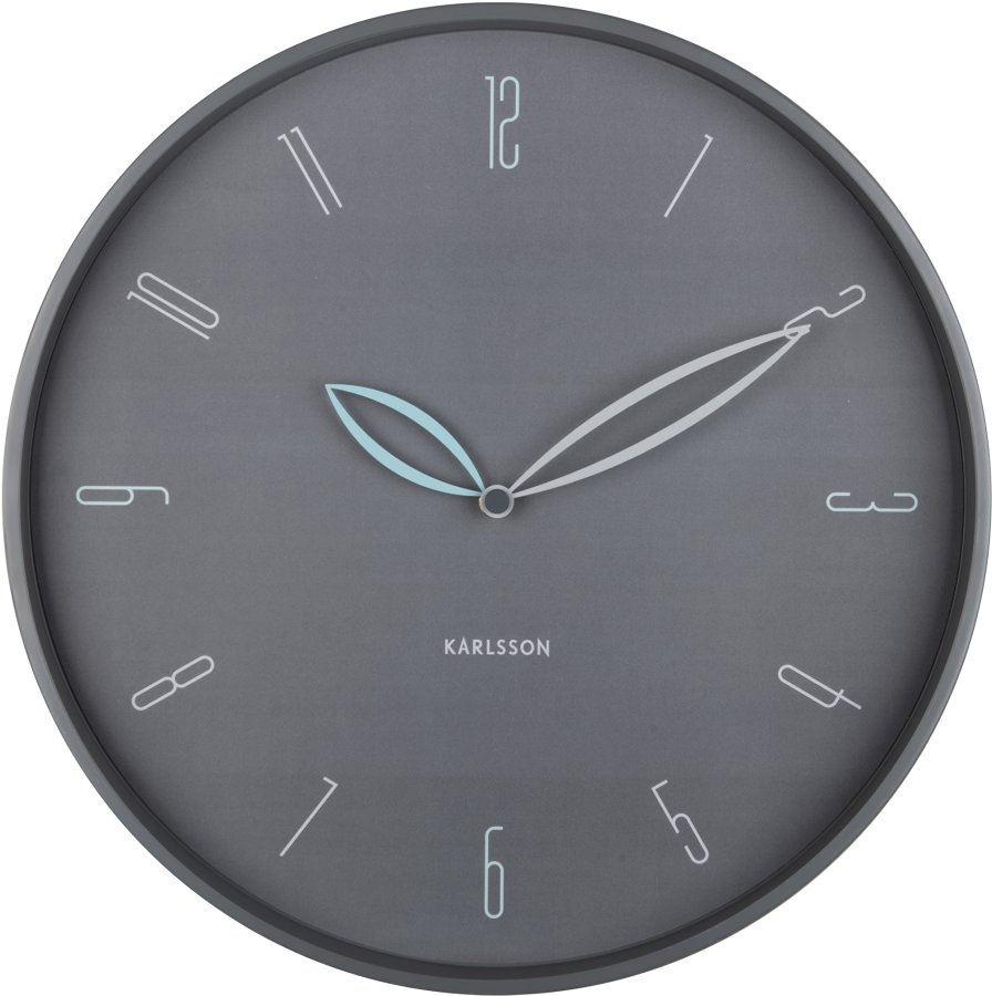Karlsson Designové nástěnné hodiny KA6012GY - Hodiny a&nbsp;budíky Nástěnné hodiny
