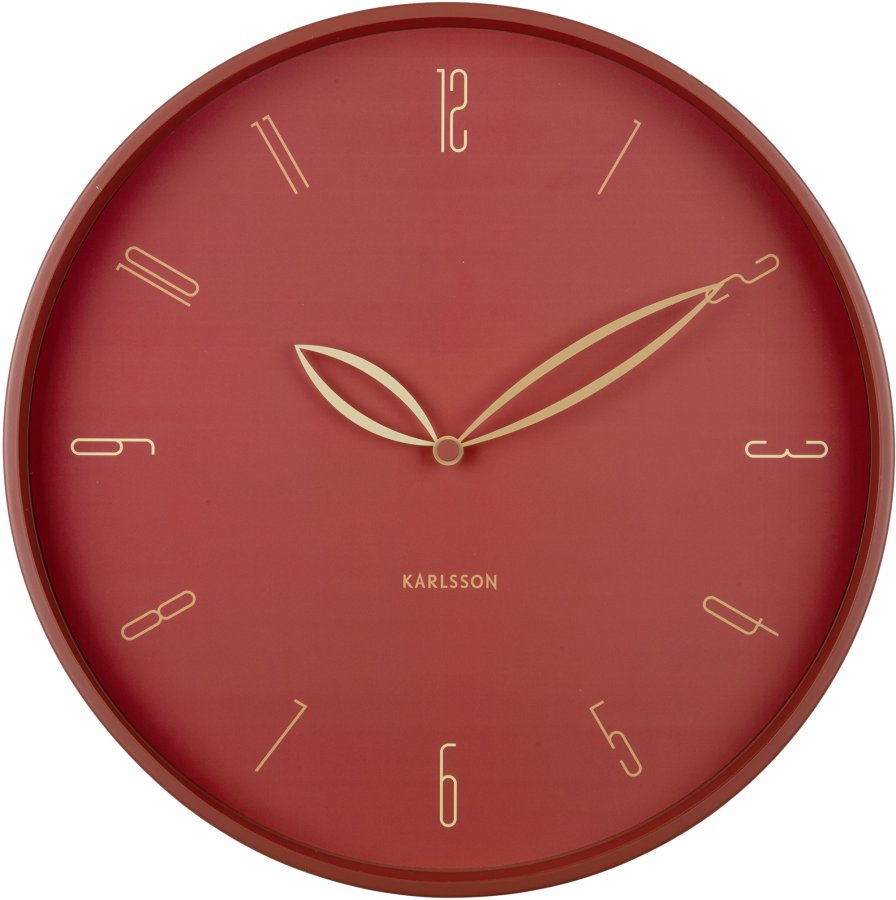 Karlsson Designové nástěnné hodiny KA6012RD - Hodiny a&nbsp;budíky Nástěnné hodiny