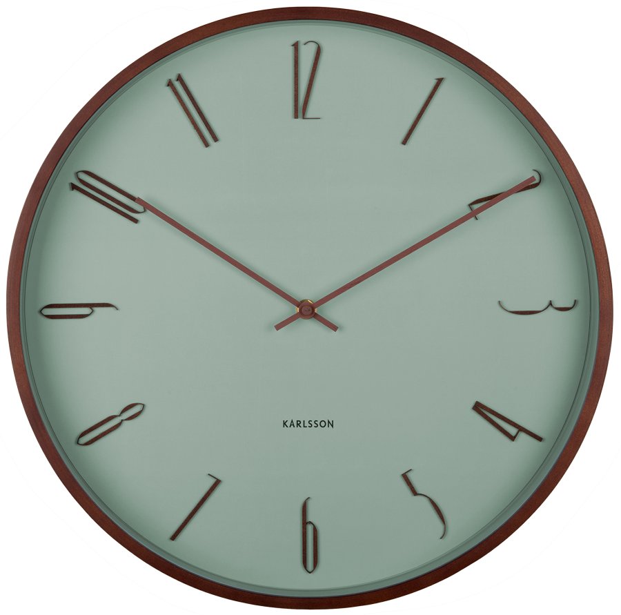 Karlsson Designové nástěnné hodiny KA6014GR - Hodiny a&nbsp;budíky Nástěnné hodiny