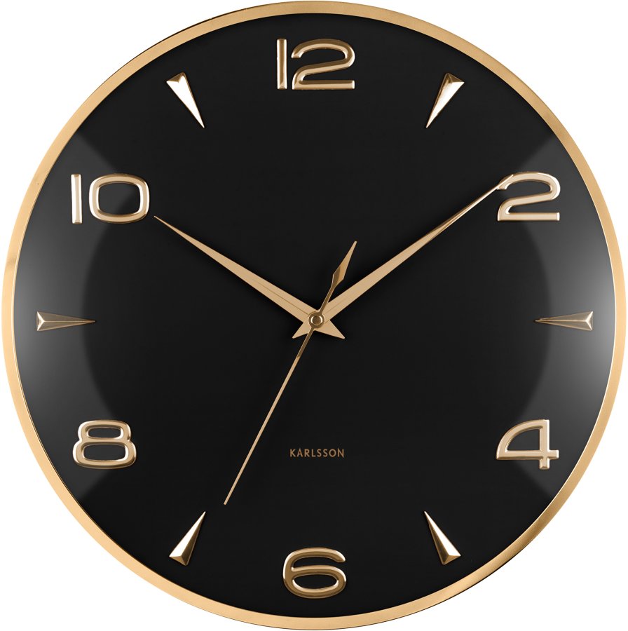 Karlsson Designové nástěnné hodiny KA6017BK - Hodiny a&nbsp;budíky Nástěnné hodiny