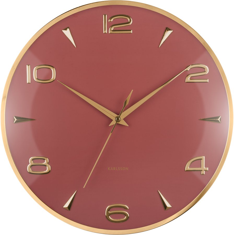 Karlsson Designové nástěnné hodiny KA6017RD - Hodiny a&nbsp;budíky Nástěnné hodiny