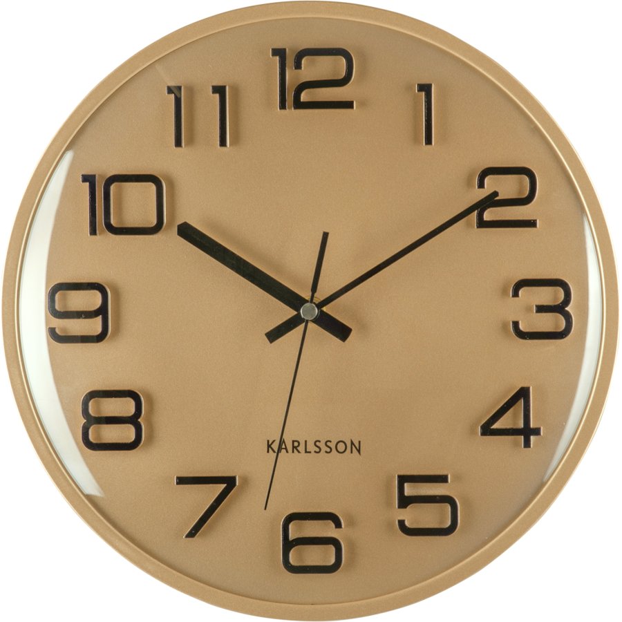 Karlsson Designové nástěnné hodiny KA6022GD 7618309