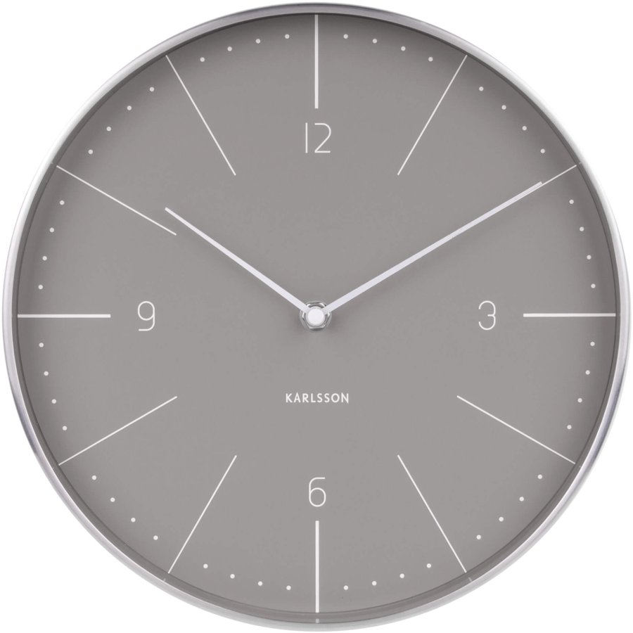 Karlsson Nástěnné hodiny KA5682GY - Hodiny a&nbsp;budíky Nástěnné hodiny