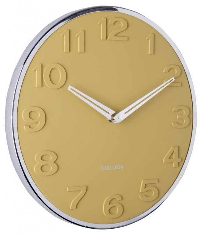 Karlsson Nástěnné hodiny KA5759YE - Hodiny a&nbsp;budíky Nástěnné hodiny