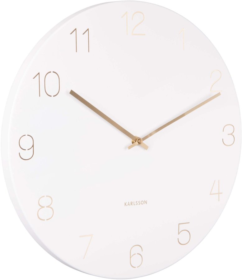 Nástěnné hodiny Karlsson Charm KA5762WH - Hodiny a&nbsp;budíky Nástěnné hodiny