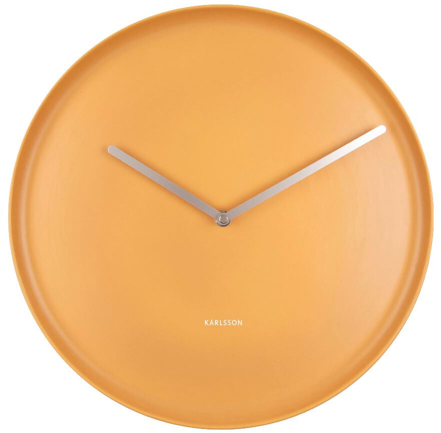 Nástěnné hodiny Karlsson Plate KA5786YE - Hodiny a&nbsp;budíky Nástěnné hodiny