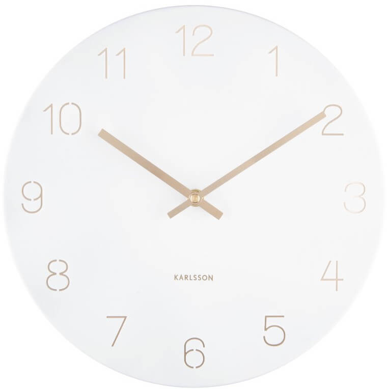 Nástěnné hodiny Karlsson Charm KA5788WH - Hodiny a&nbsp;budíky Nástěnné hodiny
