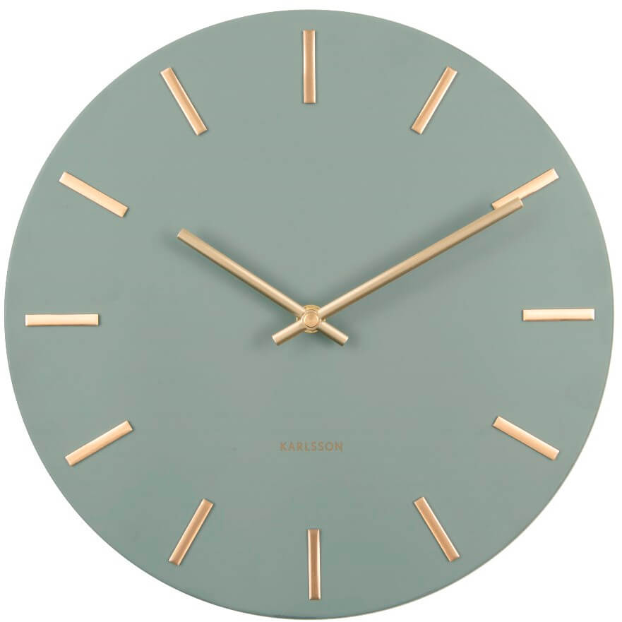 Nástěnné hodiny Karlsson Charm Steel KA5821DG - Hodiny a&nbsp;budíky Nástěnné hodiny