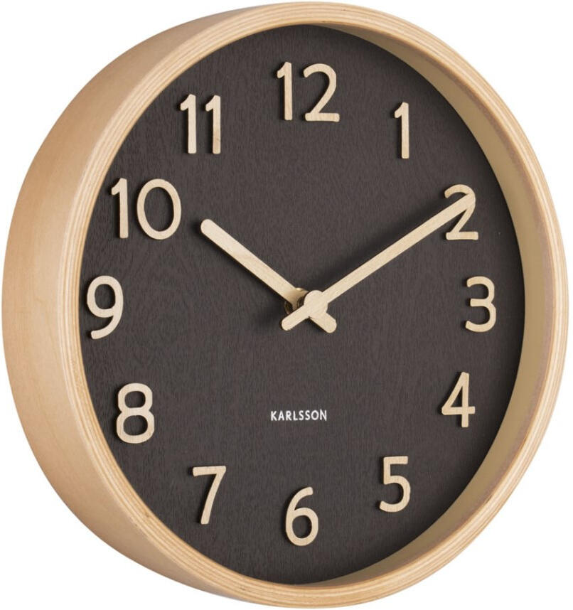 Karlsson Nástěnné hodiny KA5851BK - Hodiny a&nbsp;budíky Nástěnné hodiny