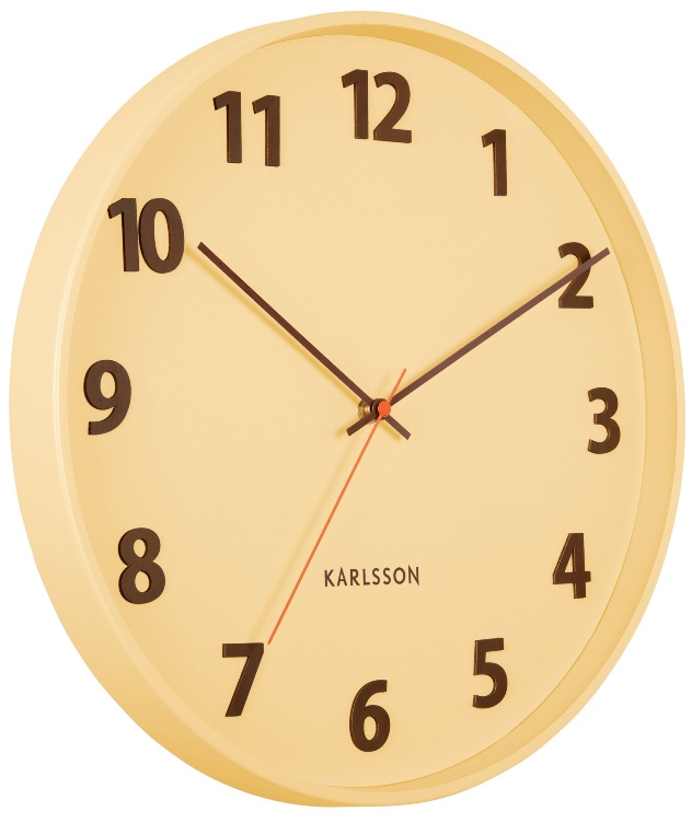 Karlsson Nástěnné hodiny KA5920LY - Hodiny a&nbsp;budíky Nástěnné hodiny