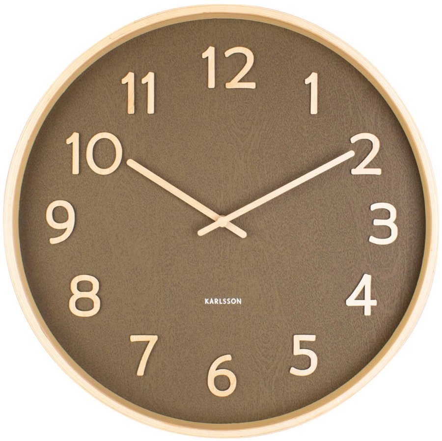 Karlsson Nástěnné hodiny s&nbsp;tichým chodem KA5852MG - Hodiny a&nbsp;budíky Nástěnné hodiny