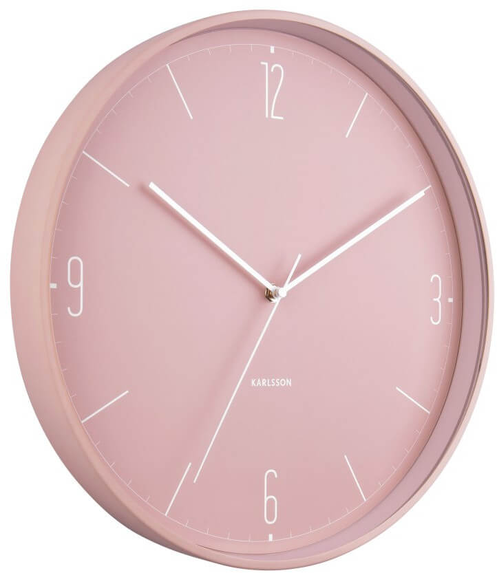 Nástěnné hodiny Karlsson Numbers a&nbsp;Lines KA5735PI - Hodiny a&nbsp;budíky Nástěnné hodiny