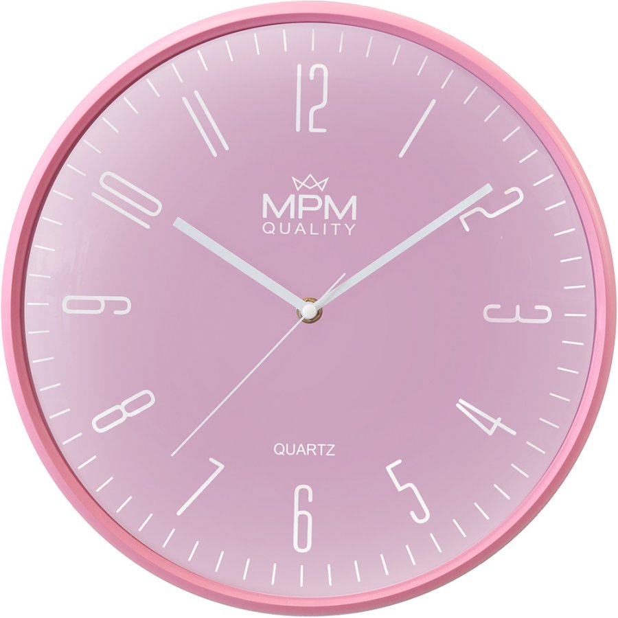 Nástěnné hodiny MPM Quality Designové plastové hodiny E01.4457.23 - Hodiny a&nbsp;budíky Nástěnné hodiny