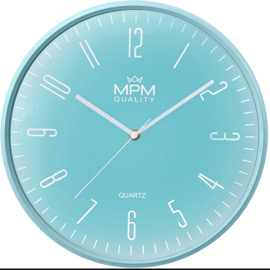 Nástěnné hodiny MPM Quality Designové plastové hodiny E01.4457.30 - Hodiny a&nbsp;budíky Nástěnné hodiny