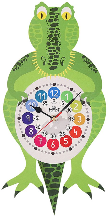Nástěnné hodiny MPM Quality Kyvadlové hodiny MPM Fernse - C krokodýl E05.4468.C - Hodiny a&nbsp;budíky Nástěnné hodiny