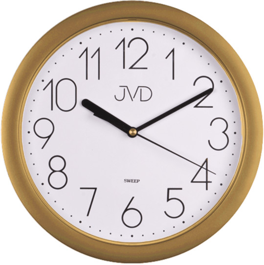 JVD Nástěnné hodiny HP612 zlatá